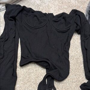 ASTR the Label Elegant Black Women's Bodysuit size S